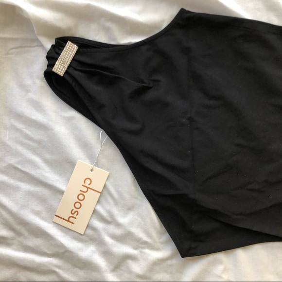 NWT One Shoulder Bodysuit - Picture 5 of 11